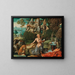 Saint Jérôme dans le désert - Atelier de Joachim Patinir — inramlat konstverk på väggen