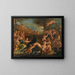Bacchanale med den berusade Silène - Luca Giordano Atelier — inramlat konstverk på väggen