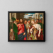 Le Christ et la femme adultère - Atelier de Paolo Veronese — inramlat konstverk på väggen
