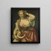 Venus och Cupido - Atelier de Paolo Veronese — inramlat konstverk på väggen
