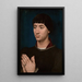Jean Gros - Rogier van der Weyden ateljé — inramlat konstverk på väggen