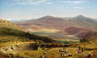 Worthington Whittredge - The Amphitheatre of Tusculum and Albano Mountains Rome.webp