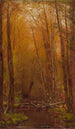 Les Bouleaux des Catskills - Worthington Whittredge — vy av konstverket