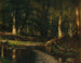 Le ruisseau dans les bois - Worthington Whittredge — vy av konstverket