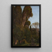 Les Cyprès à la Villa d'Este à Tivoli - Worthington Whittredge — inramlat konstverk på väggen