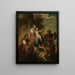 La Sainte Famille - Xavier-Alphonse Monchablon — inramlat konstverk på väggen