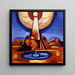 Yliaster Paracelse - Marsden Hartley — inramlat konstverk på väggen