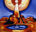 Yliaster Paracelse - Marsden Hartley — vy av konstverket