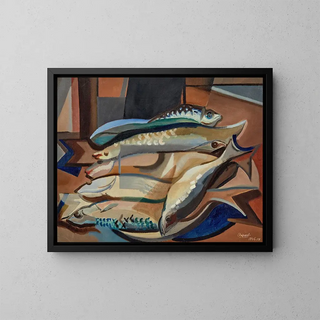 Youla Chapoval - Nature morte aux poissons.webp