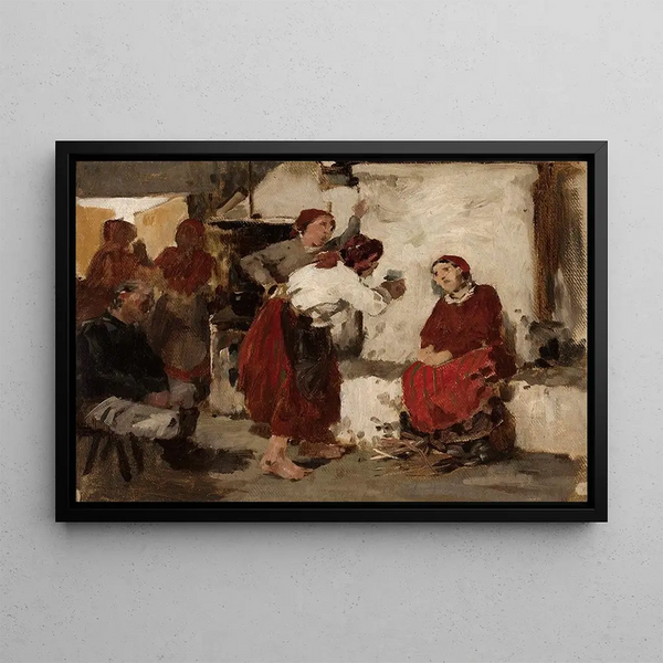 Zdzisaw Jasiski - In a cottage.webp