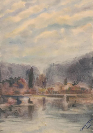 Zolo Palugyay - Twilight at a Pond.webp