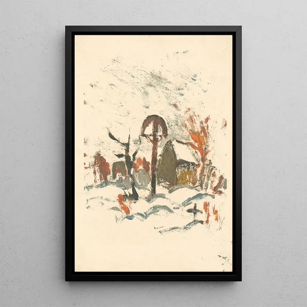Zolo Palugyay - Village cemetery in winter.webp