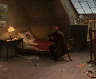 Zygmunt Andrychewicz - Artists death The last friend.webp