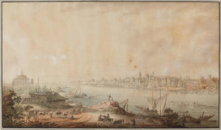 Zygmunt Vogel - View of Warsaw from the side of the Loreto church in the Praga district.webp