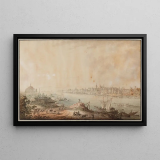 Zygmunt Vogel - View of Warsaw from the side of the Loreto church in the Praga district.webp