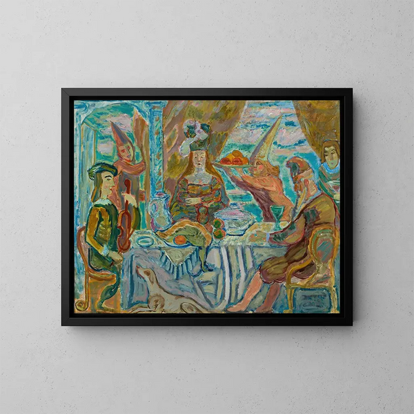 Banquet - Zygmunt Waliszewski — inramlat konstverk på väggen
