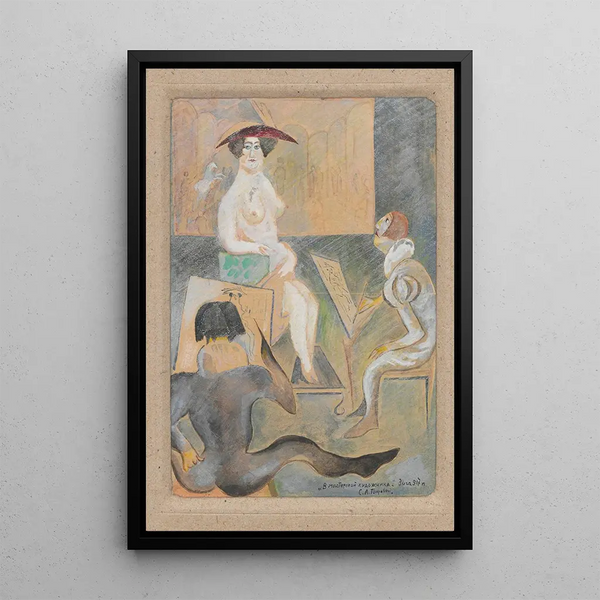 Zygmunt Waliszewski - In the artists workroom.webp