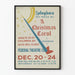 Vintageposter A Christmas Carol Federalteatern