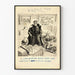 Vintage humoristisk poster om regeringshemligheten