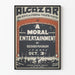 Vintageaffisch Teater A Moral Entertainment av Alcazar