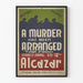 Vintage teaterposter « A Murder Has Been Arranged » väggdekoration