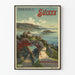 Vintage schweizisk poster genom Jura - Väggdekoration med järnvägstema