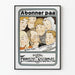 Vintageposter Prenumeration Norsk Familie Journal