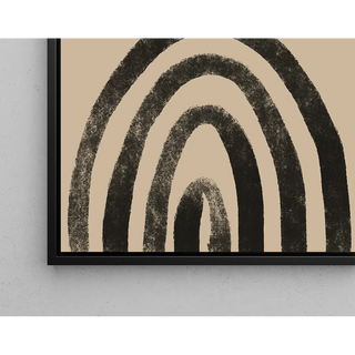 Échos Bohèmes - Minimalistisk Abstrakt Affisch