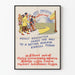 Vintageaffisch för vuxenutbildning - Inspirerande väggdekorationsposter