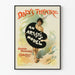 Vintage engelsk konstposter för Daly's Theatre - En konstnärsmodell