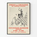 Vintageposter för utställning i smidesjärn Rijksmuseum Amsterdam