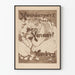 Vintageposter Hoenderpark Voorburg - Djurmotiv för väggdekoration