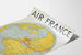 Vintageaffisch Air France Flygbokningskarta