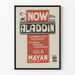 Aladdin-Poster - Vintage väggdekoration teater