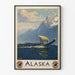 Vintageaffisch Alaska Northern Pacific North Coast Limited