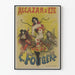 Vintageposter av Alcazar för sommar av E. Fougère