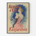Vintageposter Alcazar d'Été Kanjarowa - Retro väggdekoration