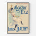 Vintageaffisch av Alcazar sommar med Louise Balthy