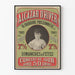 Vintageposter Alcazar d'Hiver Mlle Dufresny Konsert 50 Centimes
