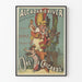 Vintageposter Alcazar d'Hiver Ohé Les Chicards väggdekoration