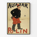 Vintageaffisch Alcazar Polin för väggdekoration