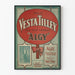 Vintageposter av musikalkomedin Algy sjungen av Vesta Tilley