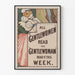 Vintageposter All Gentlewomen Read The Gentlewoman - Retro väggdekoration