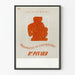 Vintage poster för amning i relief av Dr Pinard