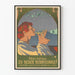 Dekorativ affisch Art Nouveau Renässans 1900 - Glas och Manlig profil