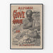 Vintageposter All'Oasi di Giove Ammone resa Italien
