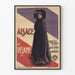 Vintageposter Alsace stor patriotisk film med Mme Réjane