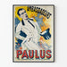 Vintageposter Ambassadeurs Paulus den populära sångaren