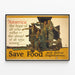 Vintageposter Rädda maten - American Food Administration — inramlat konstverk på väggen