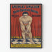Vintage Harry Houdini Fängslad flykt Poster